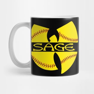Sage Softball Mug